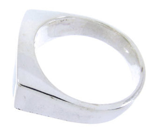 Sterling Silver Turquoise Opal Southwest Ring Size 7-1/2 IS68096